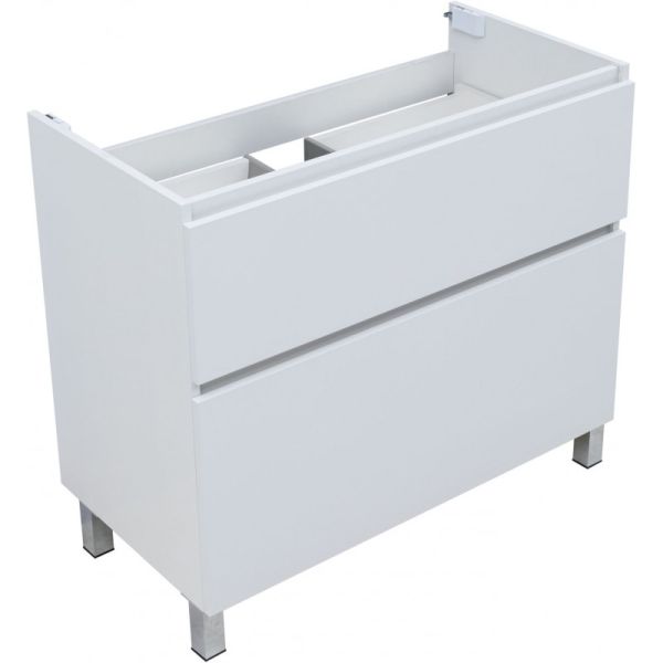 Тумба под раковину Aquanet Вега 344124 90 см белый глянец