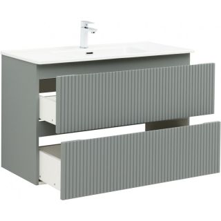 Тумба под раковину Aquanet Джейн 335436 100 см мисти грин
