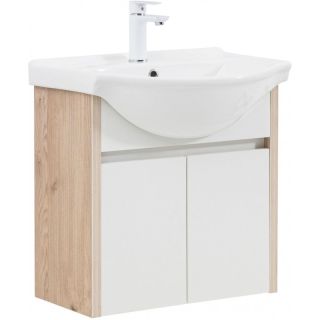 Тумба под раковину Aquanet Сидней 345121 60 см дуб кантри/белый
