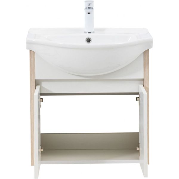 Тумба под раковину Aquanet Сидней 345121 60 см дуб кантри/белый