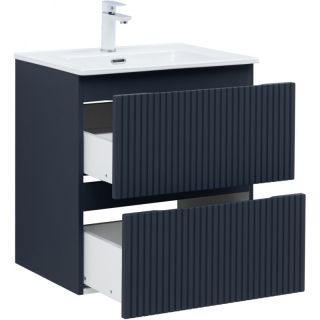 Тумба под раковину Aquanet Джейн 335427 60 см маренго