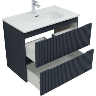 Тумба под раковину Aquanet Джейн 335429 80 см маренго