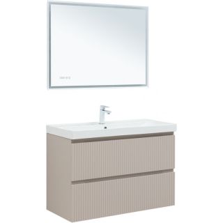 Тумба под раковину Aquanet Джейн 343978 90 см бежевый