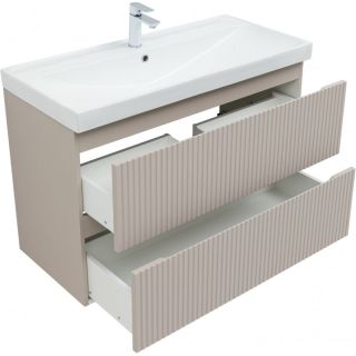 Тумба под раковину Aquanet Джейн 343978 90 см бежевый