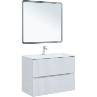 Тумба под раковину Aquanet Джейн 313287 90 см белый матовый