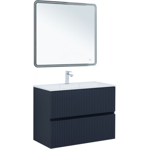 Тумба под раковину Aquanet Джейн 313303 90 см маренго