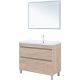 Тумба под раковину Aquanet Нота New 344149 100 см дуб светлый