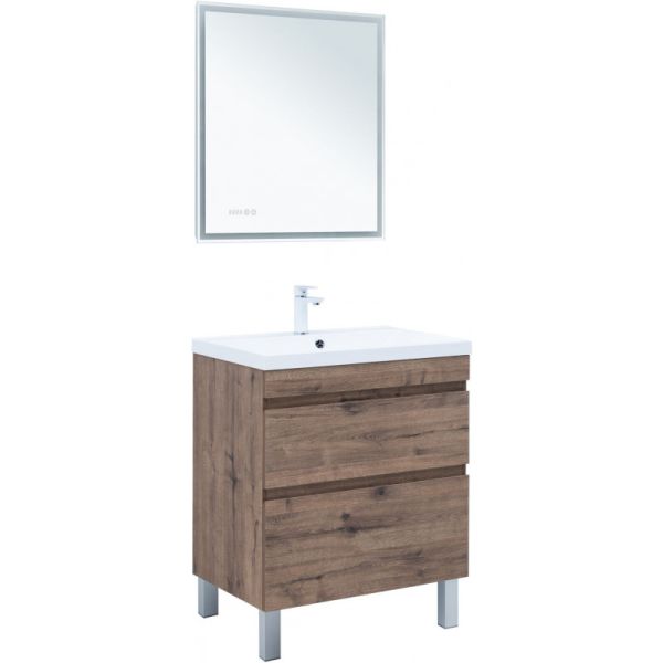 Тумба под раковину Aquanet Нота New 344142 75 см дуб веллингтон табак