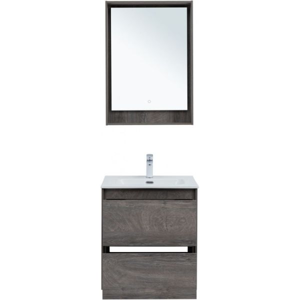 Тумба под раковину Aquanet Милан 336372 60 см дуб рошелье