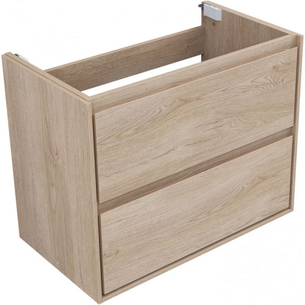 Тумба под раковину Aquanet Милан 336384 80 см дуб светлый