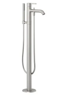 Напольный смеситель для ванны Kludi Bozz 38590N515 брашированный никель