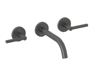 Смеситель для раковины Kludi Nova Fonte Puristic 20144N215 сталь оружейная брашированная