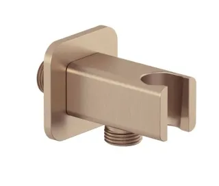 Шланговое подключение Kludi A-QA 65568N1-00 с держателем лейки брашированная бронза