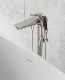 Напольный смеситель для ванны NT Bagno Ogio NT46031 никель матовый