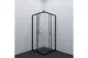 Душевой уголок Triton Вента Щ0000053382 100x100 см профиль чёрный стекло прозрачное