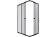 Душевой уголок Triton Вента Щ0000056926 100x80 см профиль чёрный стекло прозрачное