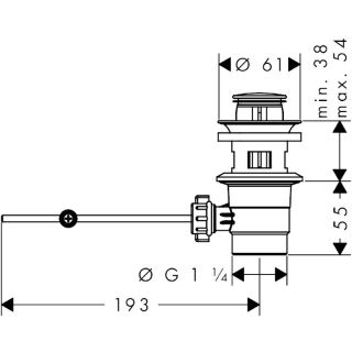 Смеситель Hansgrohe Vernis Shape 71560670 для раковины