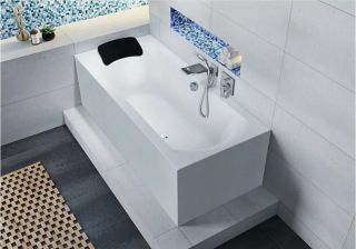 Акриловая ванна Riho Linares Plug and Play B143016005 R 190х90см белый