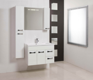 Тумба под раковину Акватон Диор 80см белый 1A167801DR010