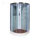 Душевая кабина Deto А09 LED и гидромассажем 90х90х220 см
