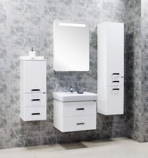 Шкаф-колонна Акватон Америна белый 1A135203AM010