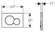 Кнопка смыва Geberit Sigma 01 115.770.11.5 белая