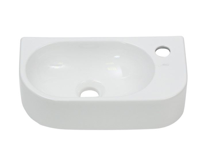 Подвесная раковина Melana 78204L-805 40см левая белый