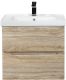 Подвесная тумба под раковину Art&Max Techno 60см дуб мелфорд AM-Techno-600-2C-SO-LW823