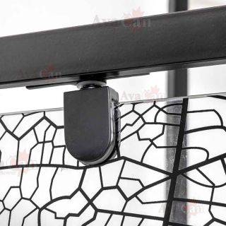 Душевой уголок AvaCan PB 100 MT 100x100 см чёрный