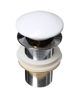 Донный клапан Melana MLN-330301 без перелива белый