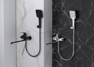 Смеситель для ванны Splenka S06.22.06 чёрный