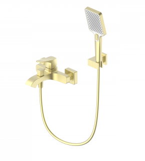 Смеситель для ванны с душем Wonzon & Woghand Flex WW-88037072-BG брашированное золото