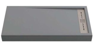 Поддон литьевой Good Door Stella ГРАФИТ 1400x800