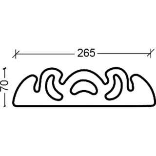 Декоративная ручка для мебели Armadi Art Ajur хром 828-Cr