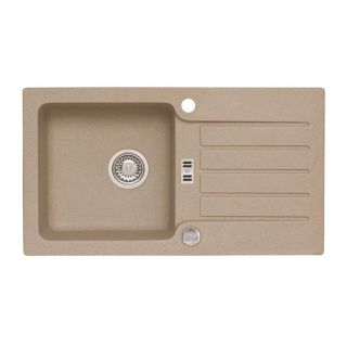 Кухонная мойка Alveus 1076857 Niagara 30 Granital Beige-G55 78x43.5
