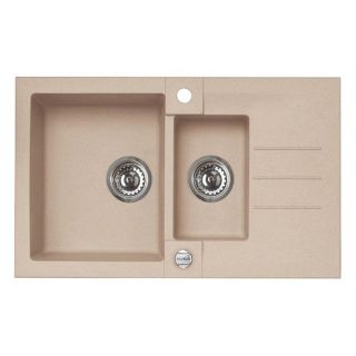 Кухонная мойка Alveus 1090954 Rock 70 Granital Beige-G55 78x48