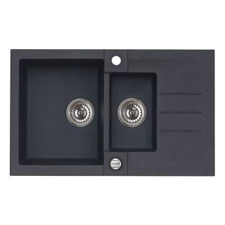 Кухонная мойка Alveus 1090955 Rock 70 Granital Carbon-G91 78x48
