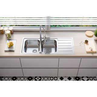 Кухонная мойка Alveus 1092001 Line Maxim 100 Sat-90 116.5x50.5 FS