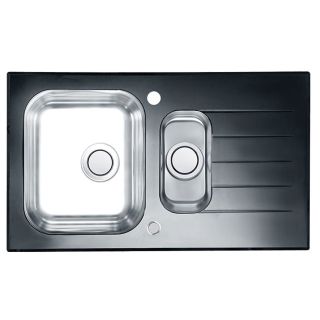 Кухонная мойка Alveus 1123823 Glassix Up 20 черная 86x50