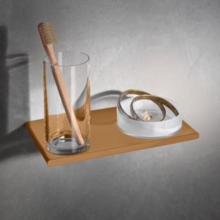 Держатель стакана и чашей для мелочей Keuco Edition 400 11554039000 бронза шлифованная