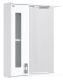 Шкаф-зеркало с подсветкой Onika Кристалл 205817 левый 58см белый