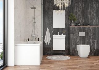 Шкаф-зеркало Onika Венеция 205843 58см белый