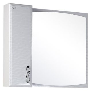 Шкаф-зеркало Onika Вальс 208508 левый 85см белый