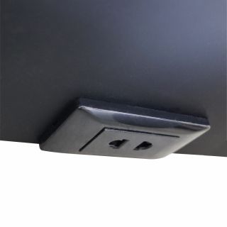 Зеркало-шкаф Reflexion Black 76 RF2002BL с  подсветкой 76х85