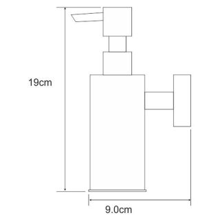 WasserKRAFT Дозатор для жидкого мыла  K-1399