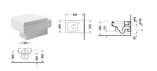Унитаз Duravit Vero 2217090064 подвесной