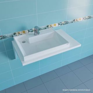 Раковина над стиральной машиной СанТа Юпитер 900120 80см левая белый