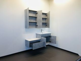 Тумба с раковиной Comforty Осло 00-00006118 70 см Бетон светлый