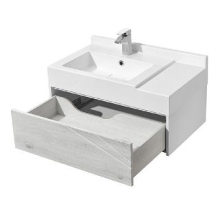 Тумба под раковину Акватон Сакура 80см ольха наварра/белый 1A236401SKW80