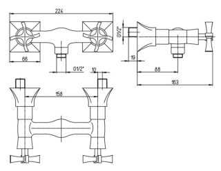 Смеситель для душа Paini Elix 85CR511LMKM хром